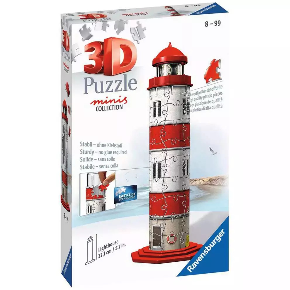 4005556112739 Puzzle 3D Mini 54 elementy Latarnia morska Ravensburger 5090₽