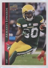 2021 Upper Deck CFL Red 93/165 Armanti Edwards #146 04zk