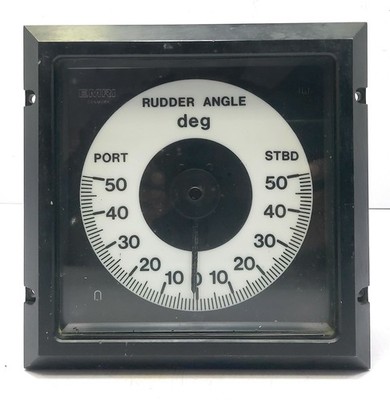 EMRI 25974.26 50-0-50 RUDDER ANGLE INDICATOR