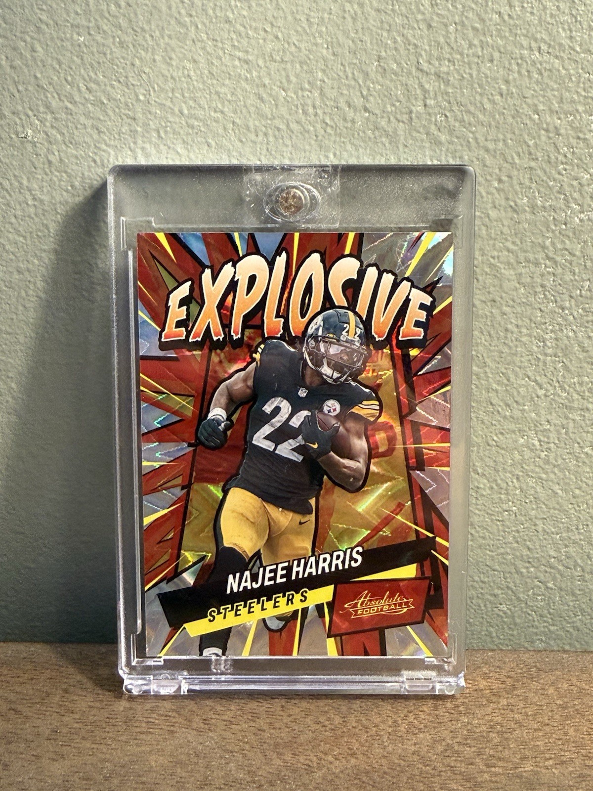 Najee Harris 2022 Panini Absolute Explosive Insert #E17 Steelers SP 🔥