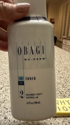 OBAGI Nu Derm Day & Night Toner 6.7oz/198mL FULL SIZE; AUTHENTIC & SEALED $55