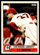 2025 TJ Sikkema MiLB Minor League Rookie Chattanooga Lookouts