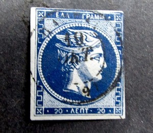 nystamps Greece Stamp # 13 Used L10y500