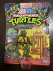 1988 Vintage TMNT MOC Unpunched Leonardo Sealed 10-Back Card Playmates Mirage