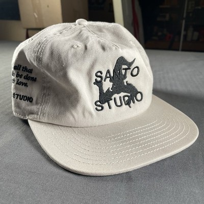 Santo Studio Hat One Size Fits All STRAPBACK Embroidered 5 Panel