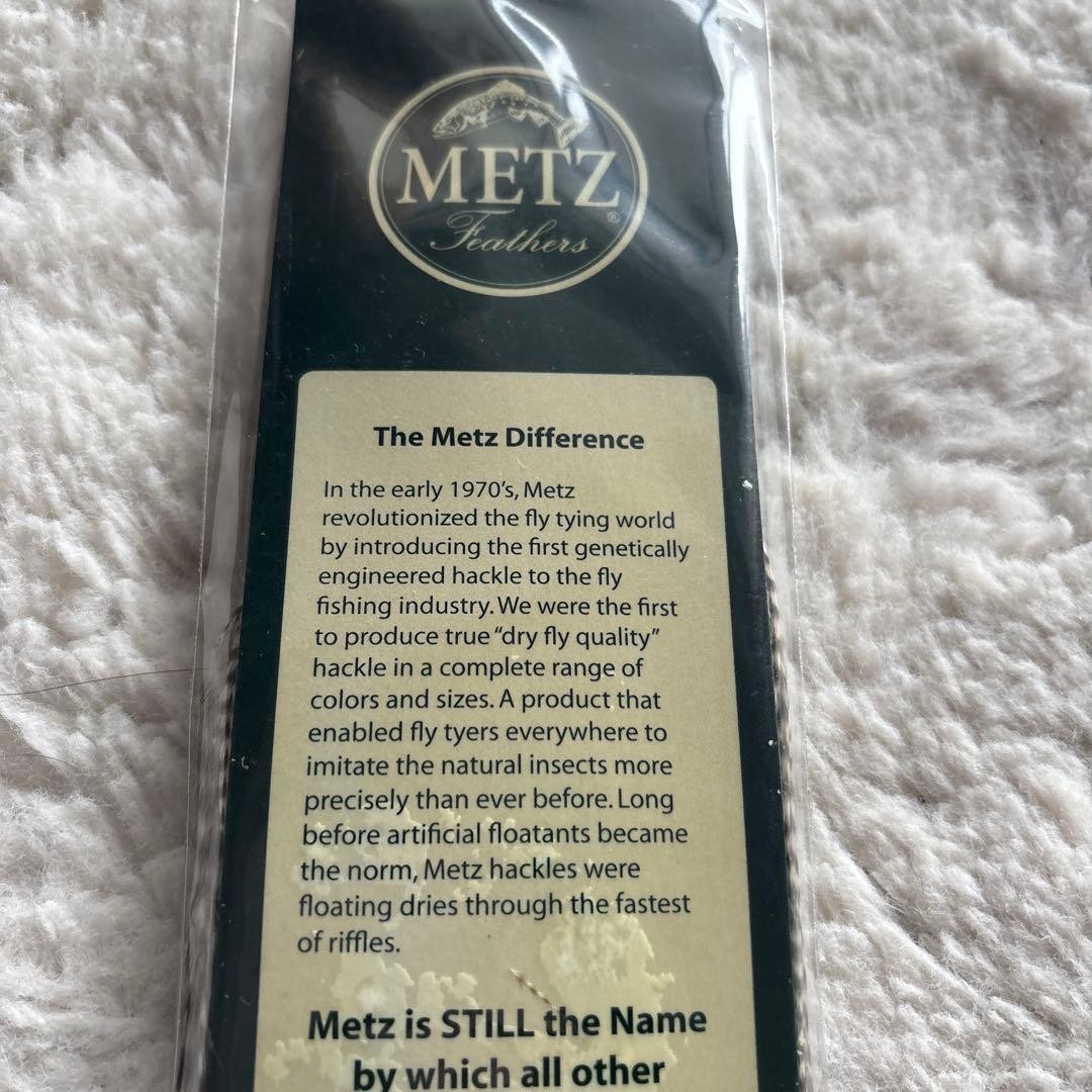 Metz #2 Half Neck Grizzly Fly Tying Feather for Fly Fishing - Image 5