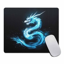 Mousepad Unique Design Mouse Pad Cool Blue Dragon Gaming Mousepad Rectangle N...