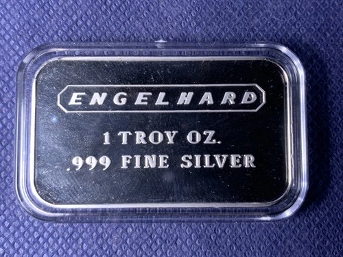 New ListingEngelhard 1 Oz. Silver Proof Large Pebble Back Finish Serial Absent  5000tier 1