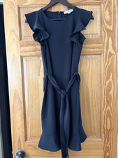 NWT Women’s Loft Black Dress Size 4 Tie Waist 