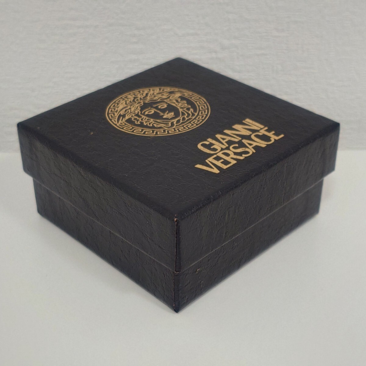 Gianni Versace Cufflinks Medusa Silver Black Metal Men's Used Cuff Buttons thumbnail 7