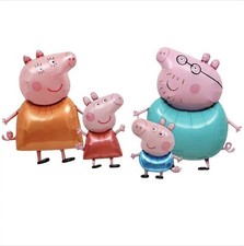 4 Piece Peppa  Pig Family Balloon Set