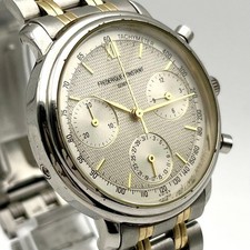 Frederique Constant Cronografo Uomo Quarzo 0014106 Usato dal Giappone Junk