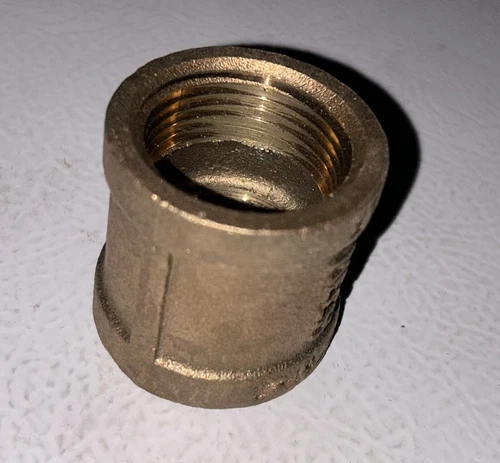 1" FIP Brass Couplings. Quantity of 5.