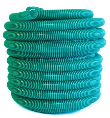 Spiralschlauch Saugschlauch Schlauch grün transparent 1 1/4'' / 32 mm - 35 m
