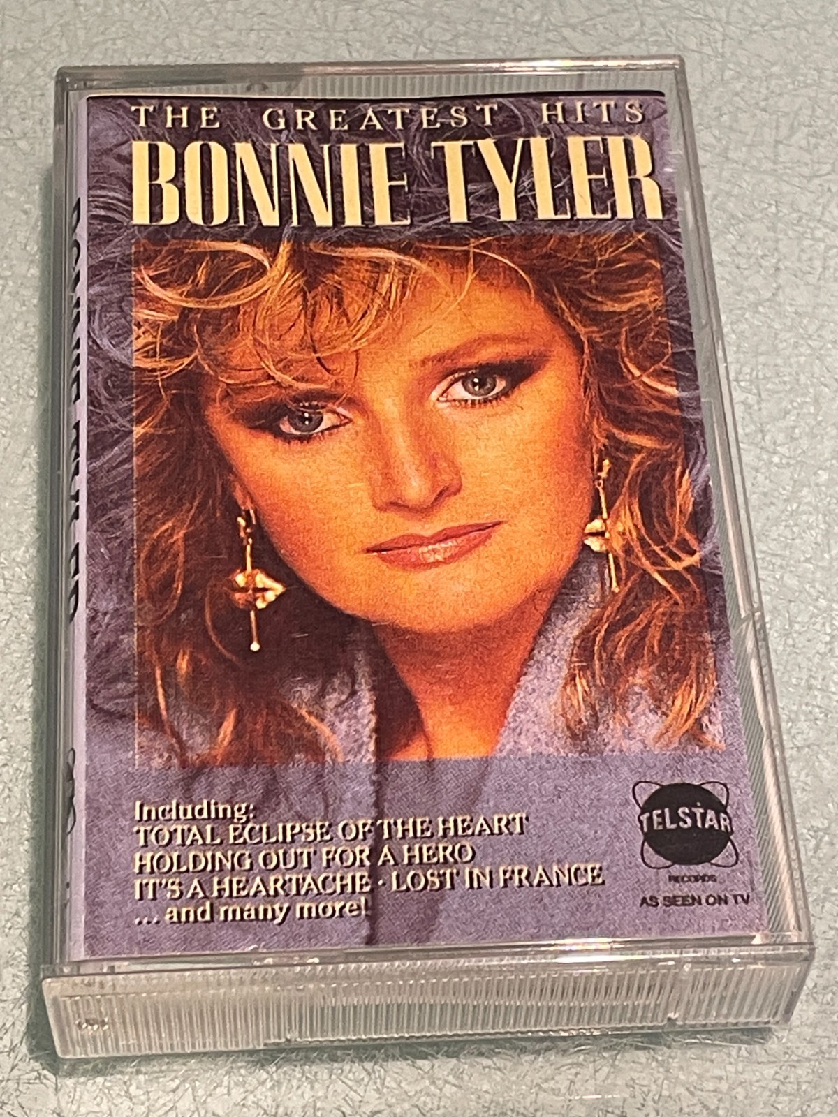 Bonnie Tyler - The Greatest Hits - Cassette Tape Album - 1986 Telstar Records
