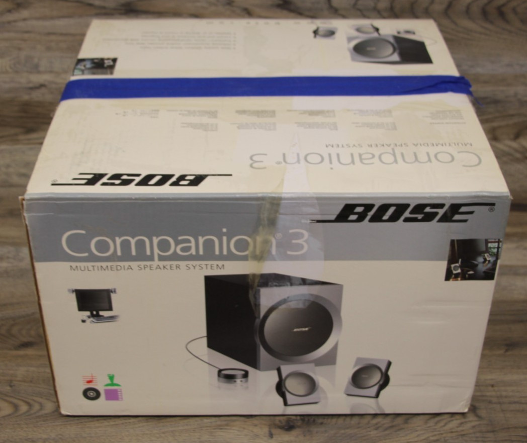 U22422 Bose Companion 3 Multimedia Computer Speaker System 033061 G2U