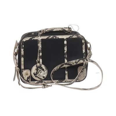LYDC London, Handtasche, Damen, Schwarz/Beige/Mehrfarbig, 27, 10, 20 cm #5aH