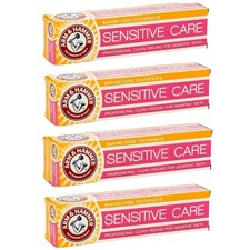 4PK Arm & Hammer Toothpaste Sensitive Care Professional Clean Baking Soda 125g