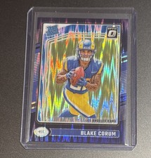 2024 Panini Donruss Optic - Rated Rookie Blake Corum #208 Purple Shock Prizm...