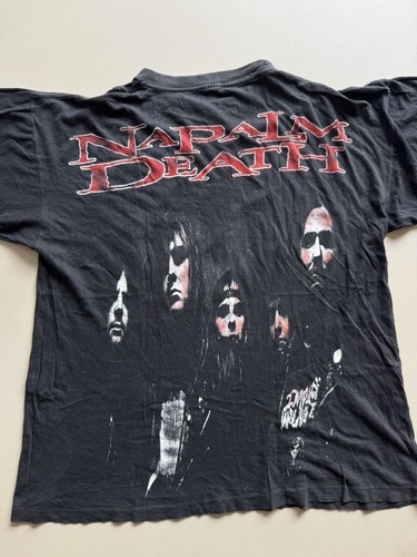Camiseta Napalm Death Band Años 90 De Colección Metal Punk - Imagen 4 de 10