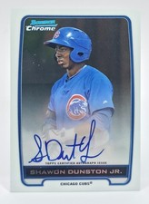 2012 Bowman Chrome - Prospects Autographs Shawon Dunston Jr. #BCA-SD (AU, RC)