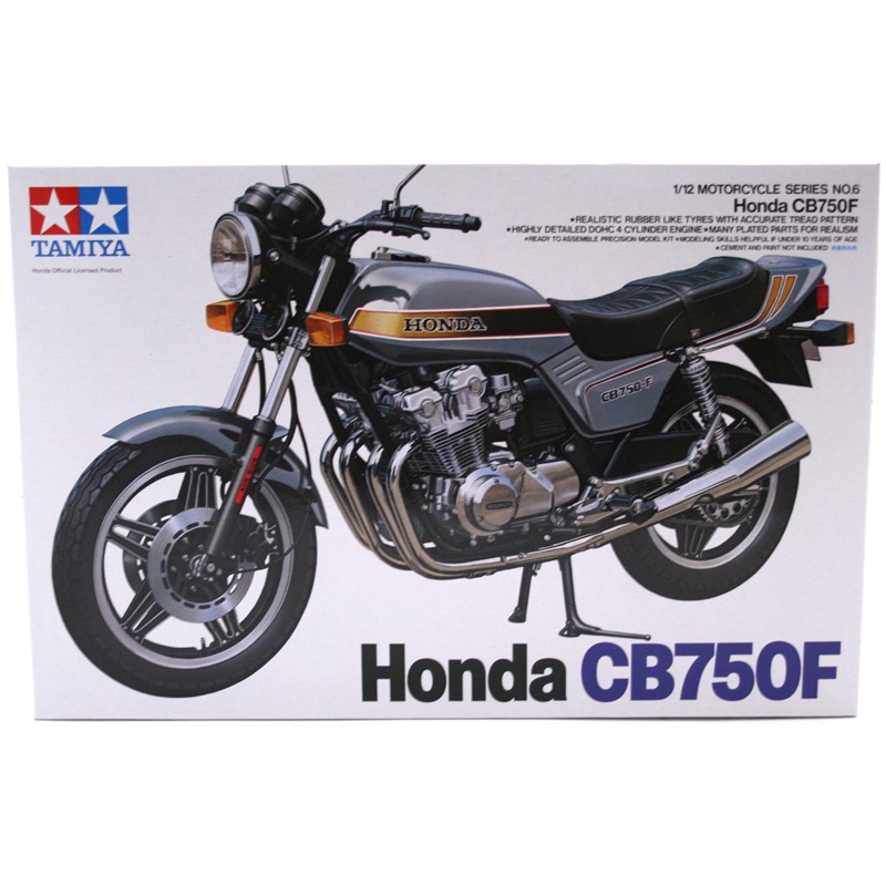 Tamiya Honda CB750F Motorcycle Model Kit 14006 Highly Detailed Scale 1/12