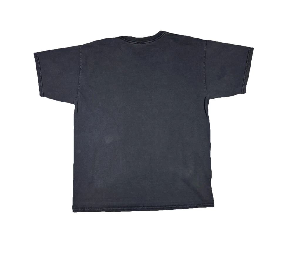 Camiseta negra vintage en blanco Sunfaded Champs deportes adulto talla grande años 90 Foto 2 de 4