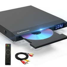 DVD Player, Players for TV, All Region Free Compact Black
