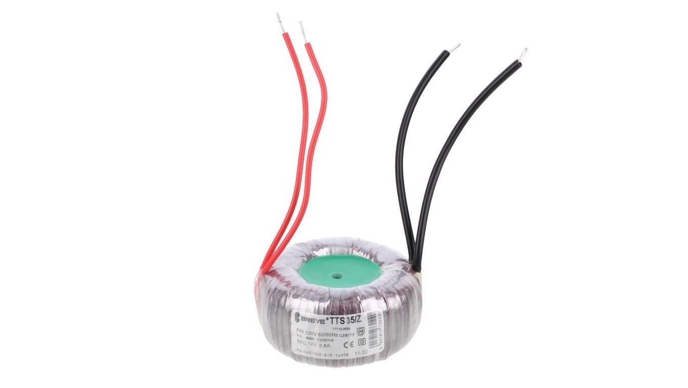 Toroidal transformer TTS 35/Z 230/12V 35VA 17112-9994