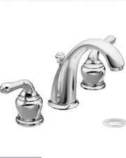Moen Monticello 4572 Chrome High Arc Bathroom Sink Faucet Valves Including