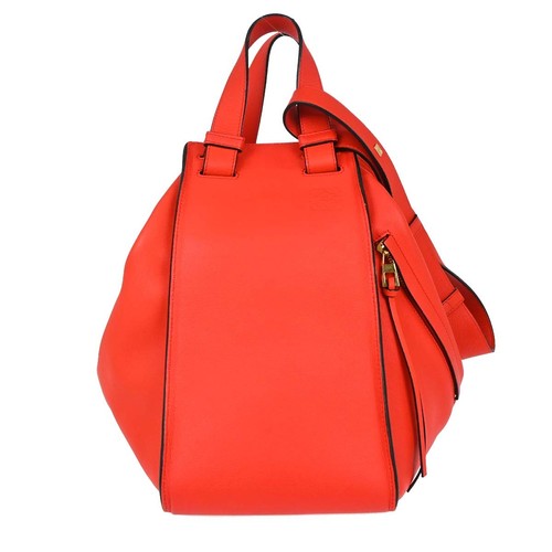 Best07/ Loewe Red  Hammock 2way Tote Handbag 471702 NQ11071
