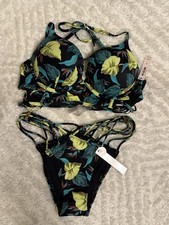 Victoria s Secret Archives Collection Push-up Bikini Top And Strappy Brazilian