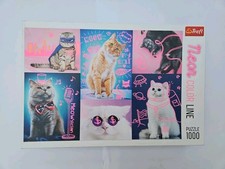 Trefl 1000pc Large Adult Cute Cat Animal Themed Jigsaw Puzzle - Free Delivery