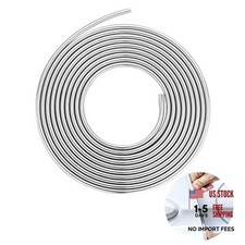 Car Door Edge Guards U Shape Moulding Trim Strip Guard Protector 32FT Silver