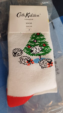 CATH KIDSTON CHRISTMAS BED SOCKS  ONE SIZE  NEW IN PACKET