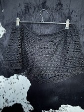 Short noir crochet H&M couverture femme taille L piscine croisière plage boho mignon fun