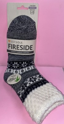 SofSole Women's Fireside Cozy Lodge Socks, NWT Size 5-10, Infused Aloe Vera