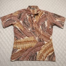 Vtg 70s Ocean Pacific Sunwear Mens M Hawaiian Cockatoo Button Up Shirt Rare READ