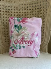 Pottery Barn Kids LoveShackFancy Baby Beach Hooded Towel UPF 50 Mono  Avery  OB