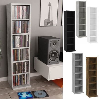 CD DVD Ständer für 102 CDs Aufbewahrung Archivierung Regal Tower Turm