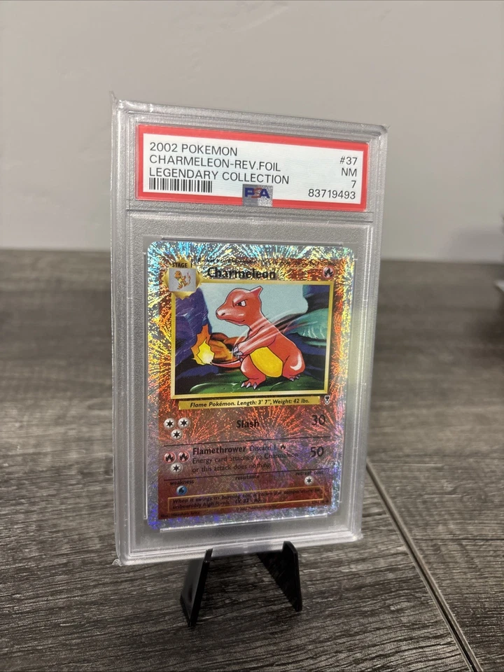2002 Pokémon Charmeleon 37/110 Legendary Collection Reverse Foil Psa 7 - Image 3 of 4