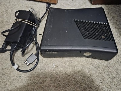Working Microsoft Xbox 360 S 1439 Slim Bundle 4GB Console W/ -Power Cord+ Hdmi