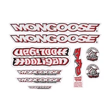 Mongoose - 1997 Hooligan - Decal set - old school bmx