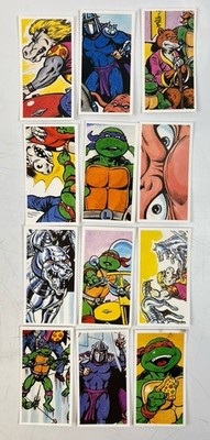 Teenage Mutant Hero Turtles Dimension Xesacapade Brooke Bond 1990 Full Set of 12