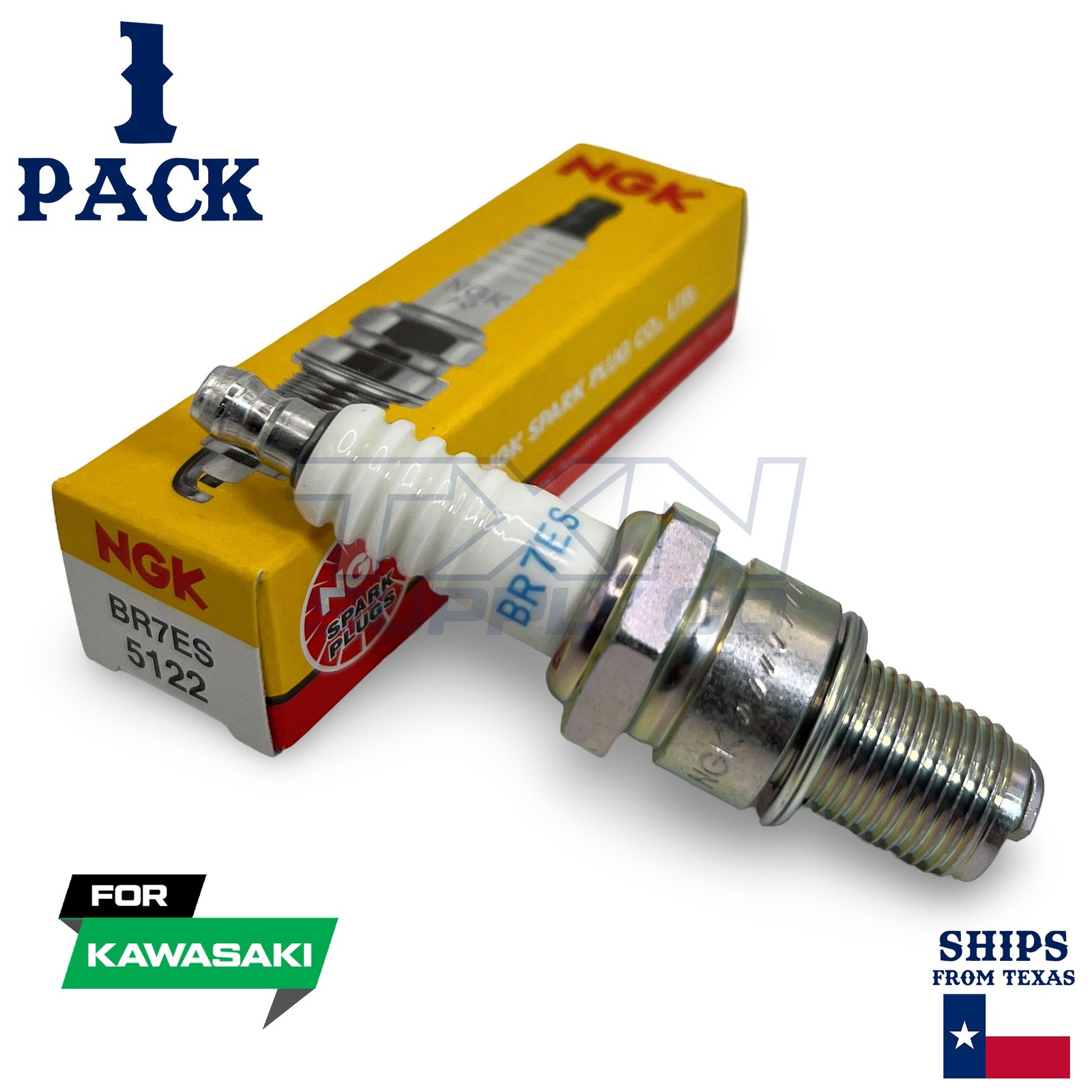 1 Pack NGK Spark Plug - For Z 400 Kawasaki