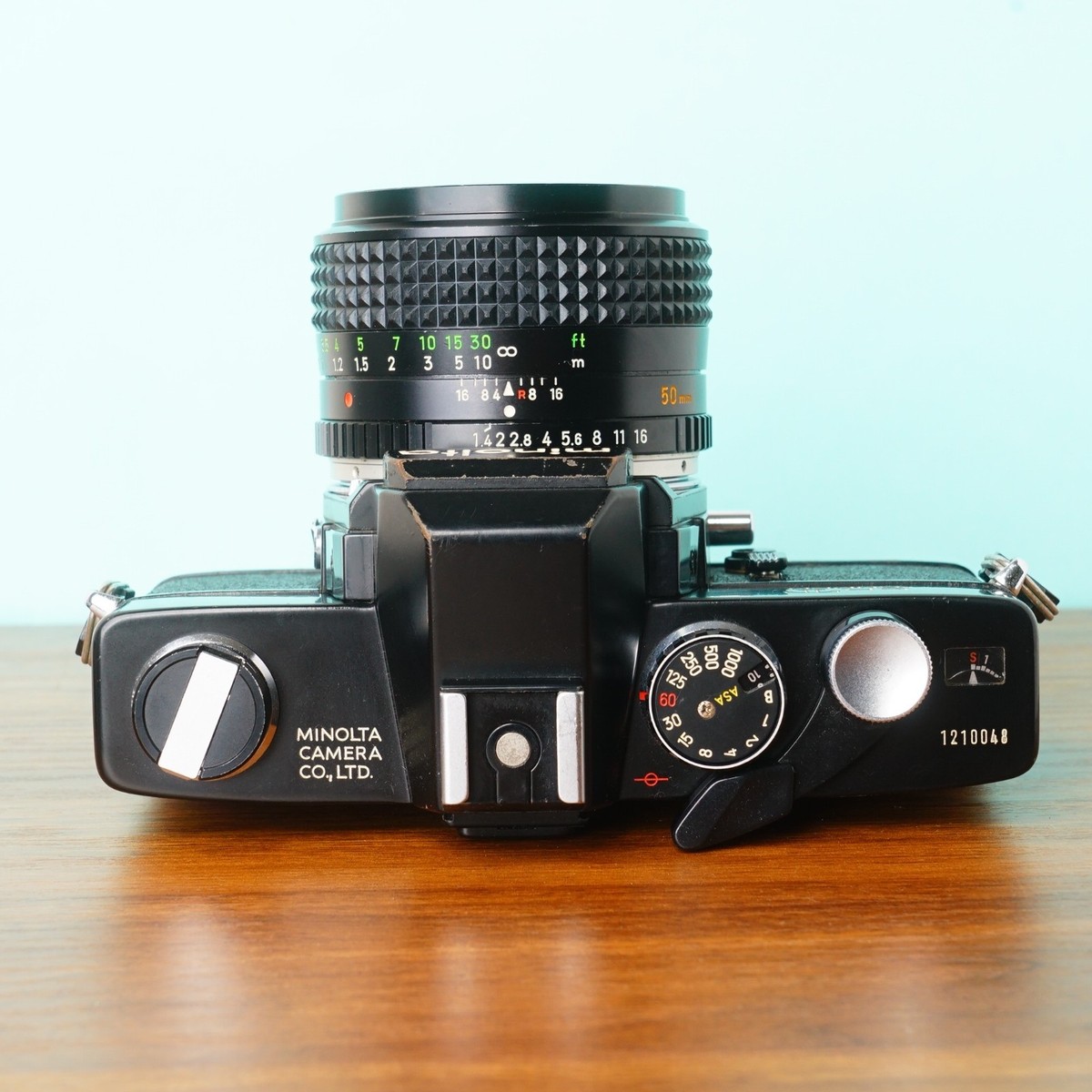 MINOLTA SRT SUPER (102) Black MC ROKKOR 50mm f1.4 FILM CAMERA from