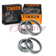 2 pc Timken Front Inner Wheel Bearing and Race Sets for 1987 Chevrolet R10 cj