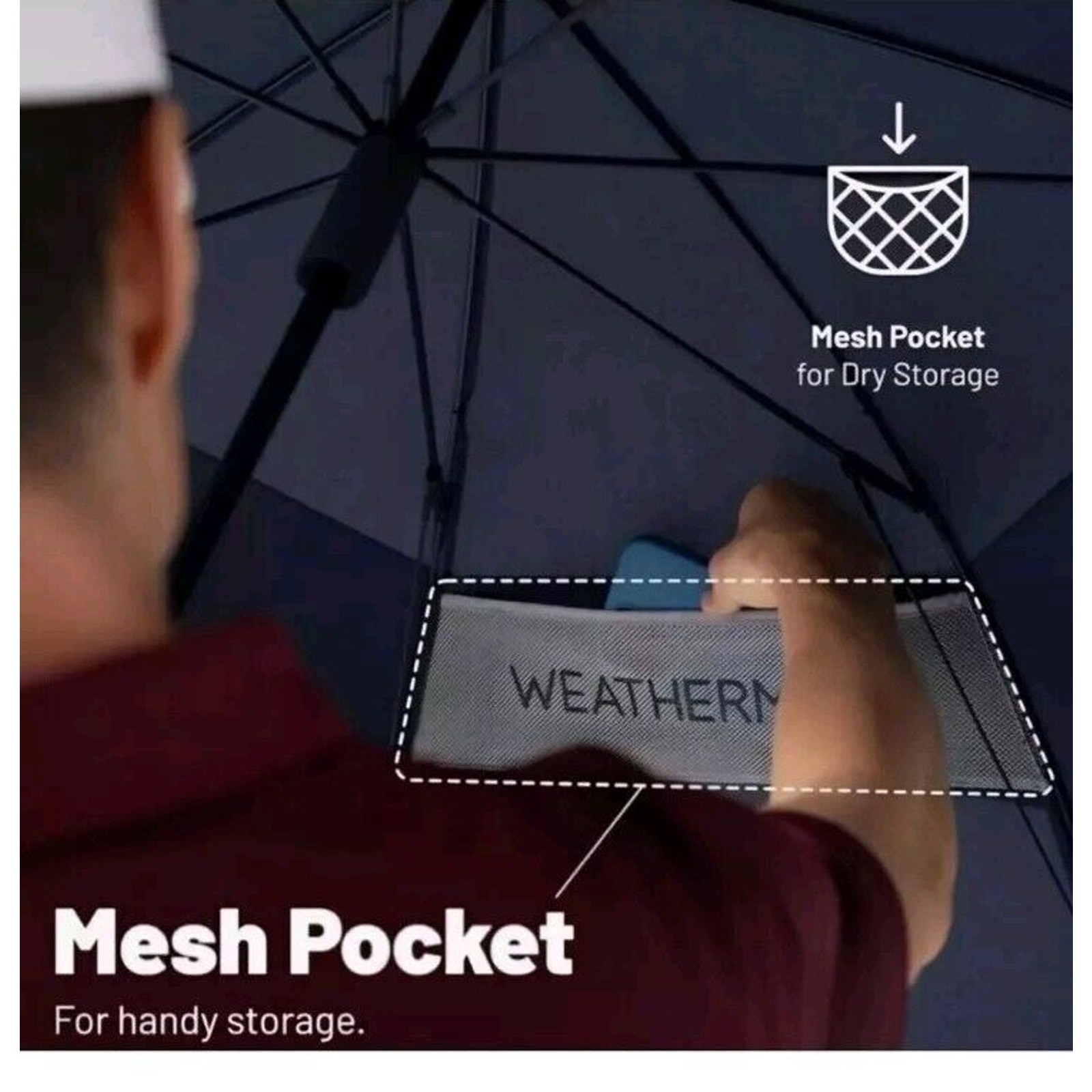 Weatherman Florida State University Seminoles 68" Golf Umbrella - New