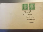 GB STAMPS JERSEY UNDER OCCUPATION 1942 1/2 d COAT OF ARMS FIRST DAY COVER HUSON