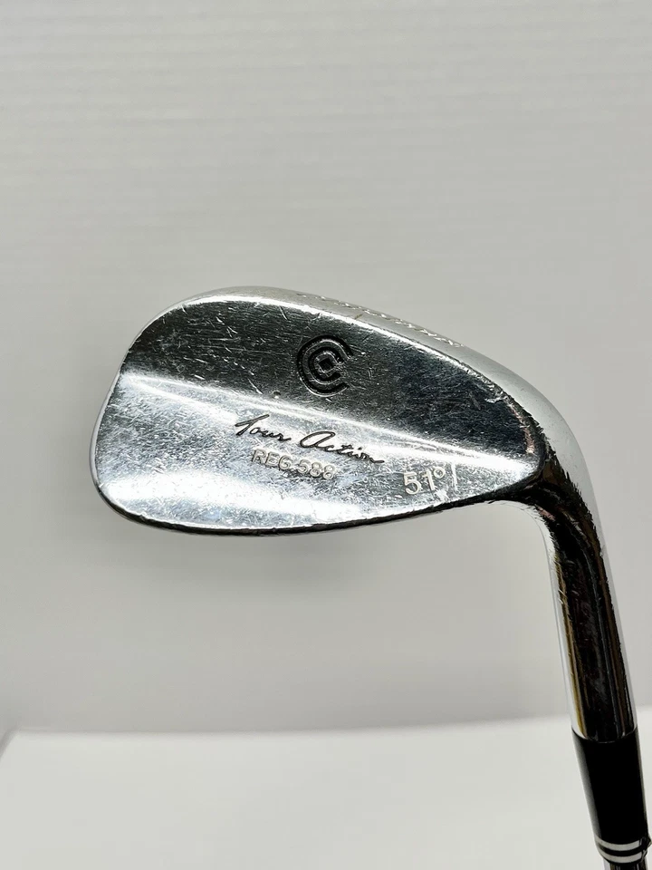 Cleveland Tour Action REG 588 Chrome 51° GW Gap Wedge Edge Flex Steel Right Hand - Image 2 of 4